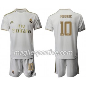 Completo Calcio Real Madrid Luka Modrić 10 Bambino Divisa Prima 2019/2020